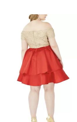 Red Size 14 Cocktail Dress on Queenly