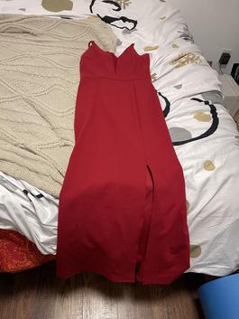 Ross Red Size 6 Medium Height Straight Dress on Queenly