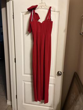 Jovani Red Size 0 Pageant Tall Height Jumpsuit Dress on Queenly