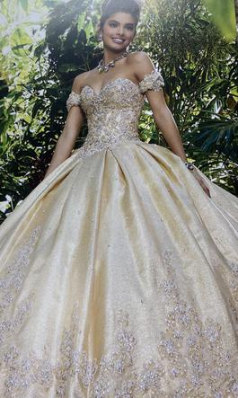 Gold Size 0 Ball gown on Queenly