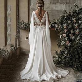 D&V White Size 12 Backless Dandv A-line Dress on Queenly