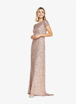 Adrianna Papell Pink Size 16 Mini $300 Straight Dress on Queenly