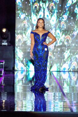 Juliet Blue Size 6 Mermaid Dress on Queenly