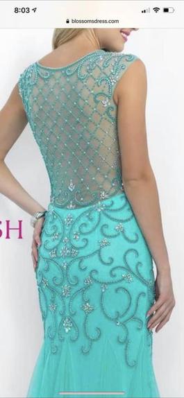 Blush Prom Purple Size 8 Sequin Mermaid Dress on Queenly