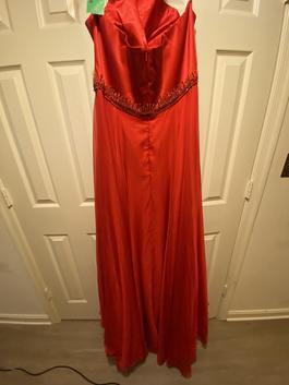 Red Size 22 Straight Dress on Queenly