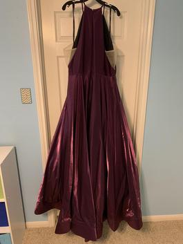 Sherri Hill Purple Size 18 Pageant Plus Size Ball gown on Queenly