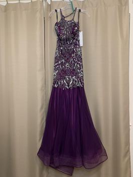 Primavera Purple Size 8 Pageant Mermaid Dress on Queenly