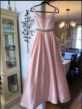 Sherri Hill Light Pink Size 0 Ball gown on Queenly