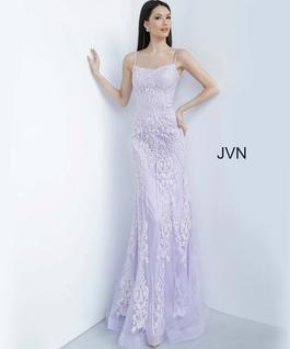 Style JVN02012 Jovani Purple Size 2 Lavender Mermaid Dress on Queenly