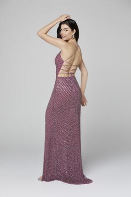 Style 3235 Primavera Pink Size 4 Side slit Dress on Queenly