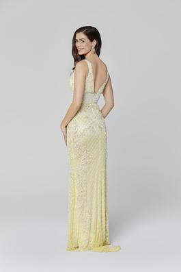 Style 3425 Primavera Yellow Size 8 Straight Dress on Queenly