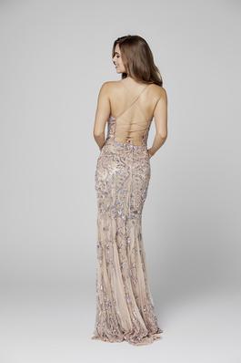 Style 3435 Primavera Nude Size 4 Straight Dress on Queenly