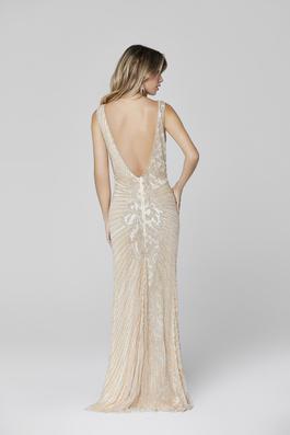 Style 3456 Primavera Nude Size 6 Fitted Straight Dress on Queenly