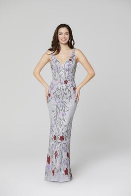 Style 3464 Primavera Multicolor Size 8 Straight Dress on Queenly