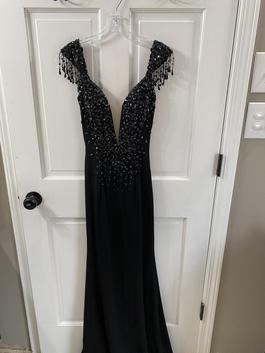 Johnathan Kayne Black Size 2 Fitted Straight Dress on Queenly