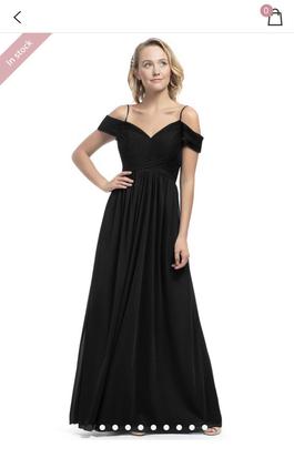 Azazie Black Size 2 Sweetheart Floor Length Sorority Formal A-line Straight Dress on Queenly