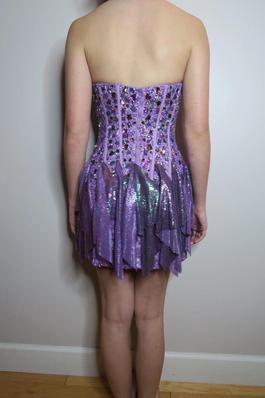Sherri Hill Multicolor Size 2 Corset Prom Midi Cocktail Dress on Queenly