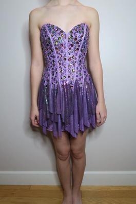 Sherri Hill Multicolor Size 2 Corset 50 Off Sheer Cocktail Dress on Queenly