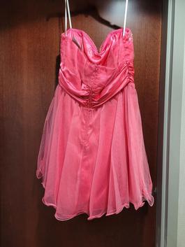 Style 1001667W Josh Prom Pink Size 18 Plus Size Cocktail Dress on Queenly