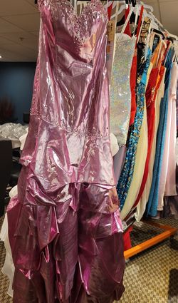 Scala Purple Size 6 Mermaid Dress on Queenly
