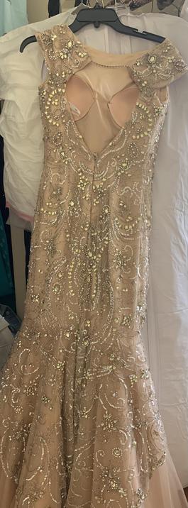 Sherri Hill Nude Size 4 Pageant Mermaid Dress on Queenly