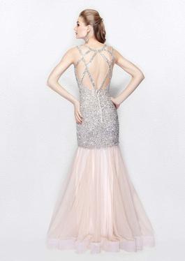 Primavera Pink Size 2 Black Tie Mermaid Dress on Queenly