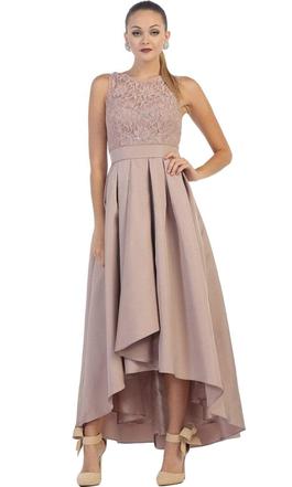 May Queen Nude Size 10 Summer Sunday Midi Cocktail Dress on Queenly