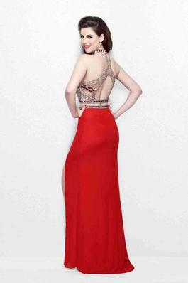 PRIMAVERA COUTURE Red Size 14 Black Tie Mermaid Dress on Queenly