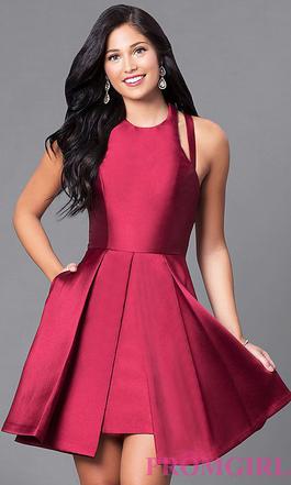 Style FA-7859 Faviana Red Size 2 Mini Homecoming Cocktail Dress on Queenly