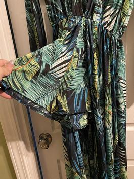 Love and lemonade Green Size 2 Print Jumpsuit Dress on Queenly
