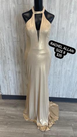 Rachel Allan Gold Size 8 Mermaid Dress on Queenly