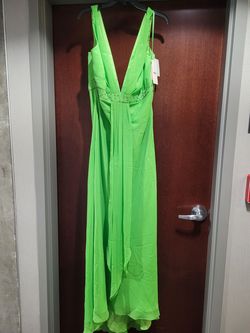 Style P03527 Precious Formals Green Size 18 $300 50 Off Plus Size Tall Height Straight Dress on Queenly