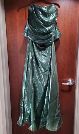 Style 1080 Aspeed USA Green Size 18 Prom Military A-line Dress on Queenly