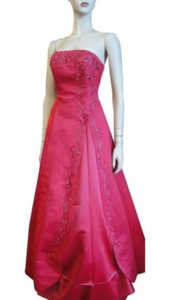 Style 37083 Aspeed USA Pink Size 18 $300 Jewelled Sweetheart Plus Size A-line Dress on Queenly