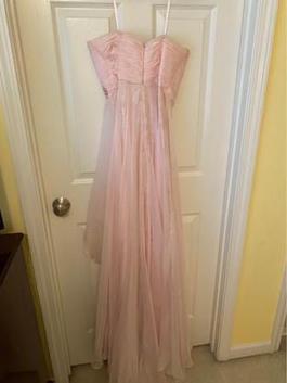 Mac Duggal Pink Size 6 Floor Length Straight Dress on Queenly