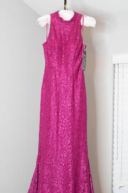 Style 3559 Jovani Hot Pink Size 10 Pageant Mermaid Dress on Queenly