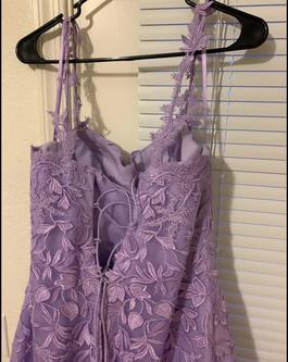 Purple Size 16 Mermaid Dress on Queenly