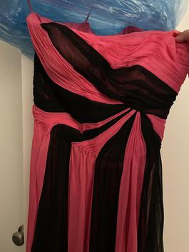 janique by kaarash Multicolor Size 12 70 Off Hot Pink Plus Size Spaghetti Strap Straight Dress on Queenly