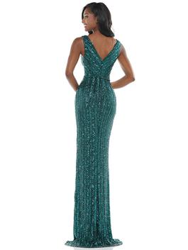 Style G1042 Colors Green Size 12 Plus Size Sequin Mermaid Dress on Queenly