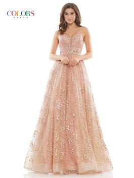 Style 2288 Colors Rose Gold Size 8 Sequin Ball gown on Queenly