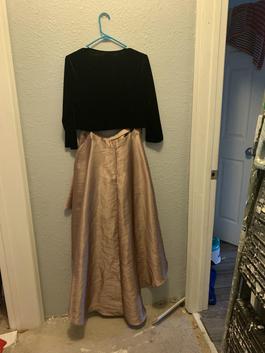 Gold Size 16 A-line Dress on Queenly