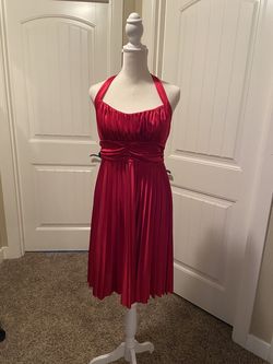 Speechless Red Size 14 Military Halter A-line Dress on Queenly