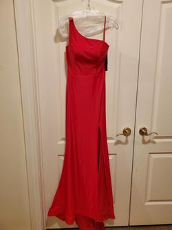 Cinderella Divine Red Size 6 Side slit Dress on Queenly