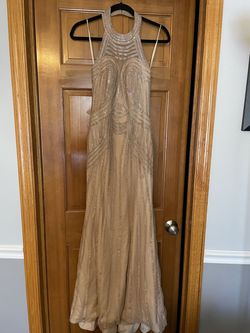 Nude Size 0 A-line Dress on Queenly