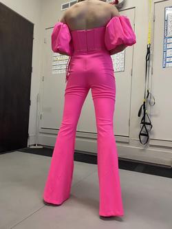 Ashley Lauren Pink Size 6 Pageant Jumpsuit Dress on Queenly