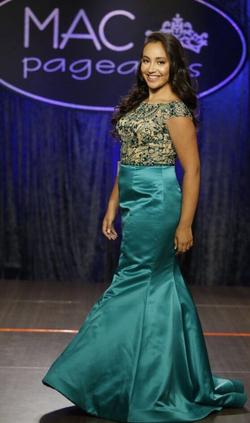 Sherri Hill Green Size 6 Pageant Mermaid Dress on Queenly