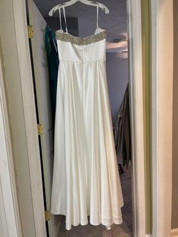 Jazz White Size 16 Bridgerton Plus Size A-line Dress on Queenly