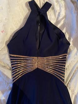 Madison James Navy Blue Size 2 Sorority Formal Straight Dress on Queenly