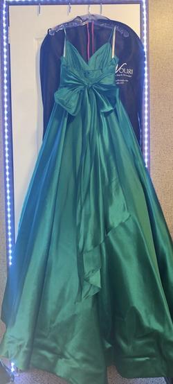 Sherri Hill Green Size 4 Prom Pageant Ball gown on Queenly