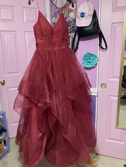 Camille La Vie Red Size 4 Quinceanera Ball gown on Queenly